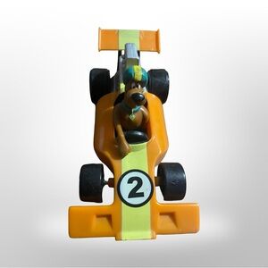 Vintage Scooby Doo Friction‎ Powered Pull Back Race Car 2000 Cartoon Network
